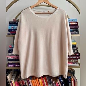 Elie Tahari 100% Cashmere Buttery Cream Sweater 🤍✨